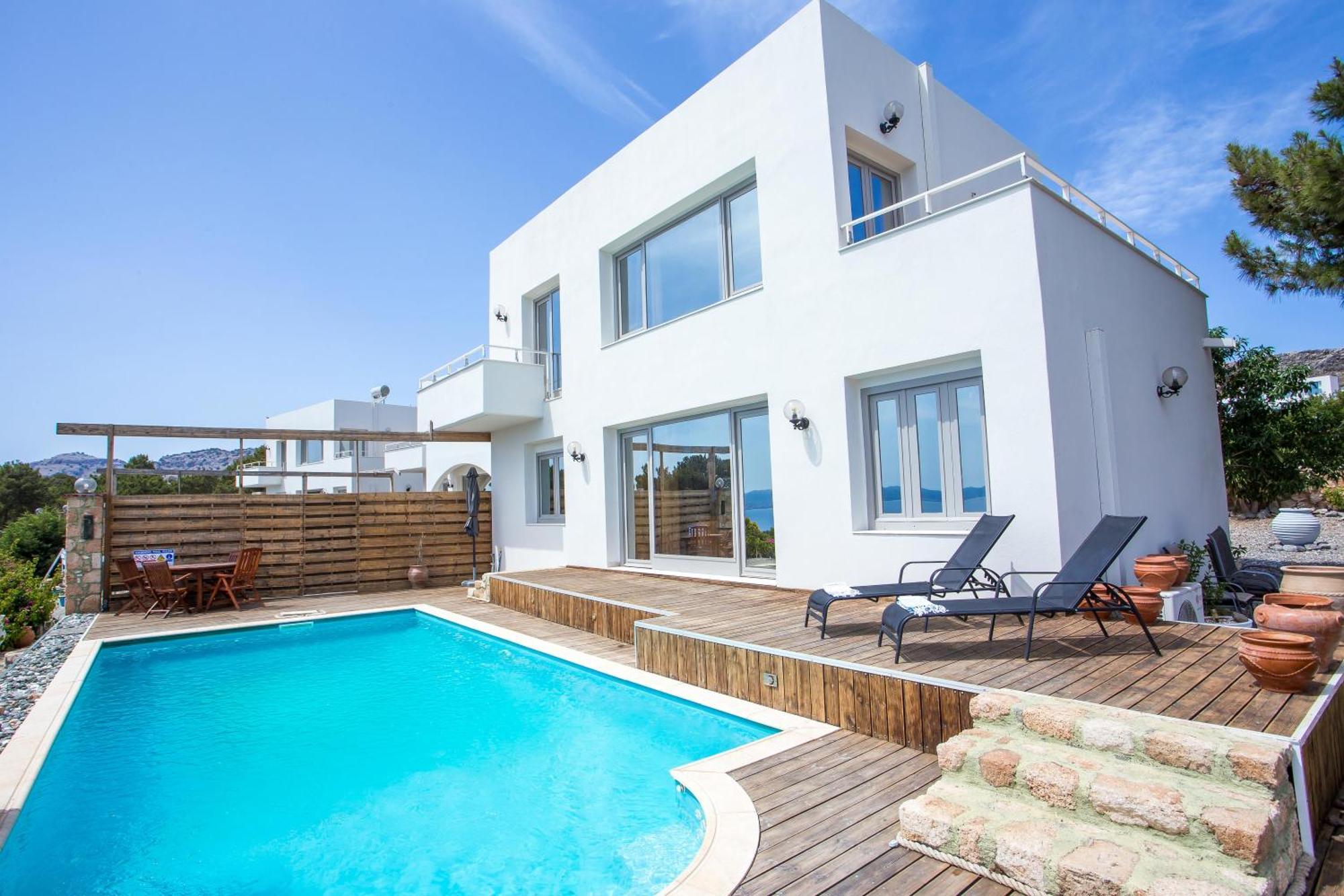 Spilia Bay Villas Pefki  Bagian luar foto